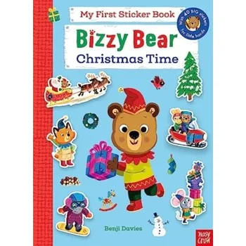 První čtění Bizzy Bear: My First Sticker Book: Christmas Time
