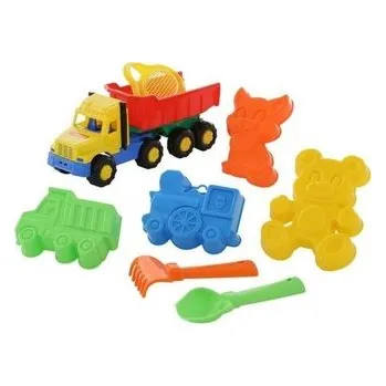 Hračka na písek Sada na písek č. 105: Auto Favorit: Sítko - tvar květ: /+1