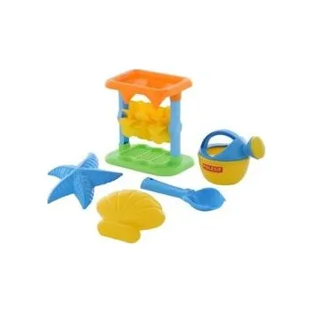 Hračka na písek Sada na písek č. 343: Mlýnek č. 2, Lopatka č. 2, Formič/+1