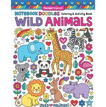 První čtění Notebook Doodles Wild Animals - Volinski, Jess