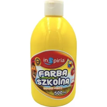 Set školních potřeb Farba szkolna żółta 500ml