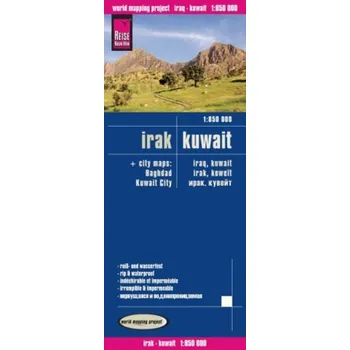 World Mapping Project Reise Know-How Landkarte Irak, Kuwait (1:850.000). Iraq, Kuwait / Irak, Koweit
