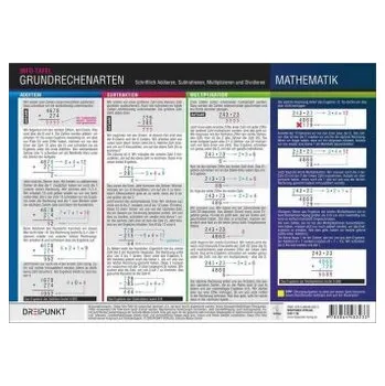 Matematika Grundrechenarten,1 Tafel - Schulze, Michael