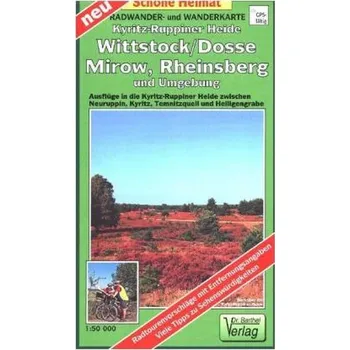 Doktor Barthel Karte Kyritz-Ruppiner Heide, Wittstock/Dosse, Mirow, Rheinsberg und Umgebung