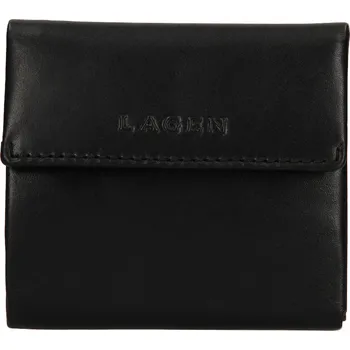 Módní doplněk Dámská peněženka LAGEN kožená TS-500 černá BLK