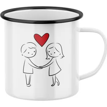 Plecháček s potiskem Zamilovaný pár