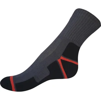 Pánské ponožky VšeProBoty ponožky TEMPO červené, velikost 35-37