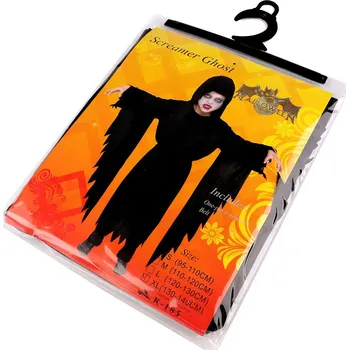 Karnevalový kostým Karnevalový kostým - duch, strašidlo s páskem, barva černá