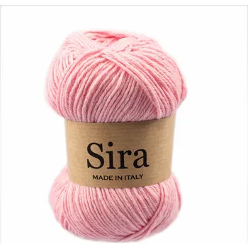 Příze Borgo de Pazzi Sira 8 Jasně růžová (Přírodní letní příze Sira 8 Jasně růžová)