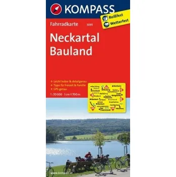Kompass Fahrradkarte Neckartal, Bauland