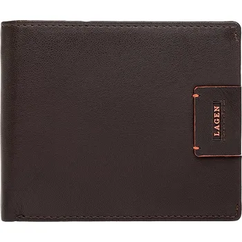 Pánská peněženka LAGEN kožená LG-1120 hnědá BRN