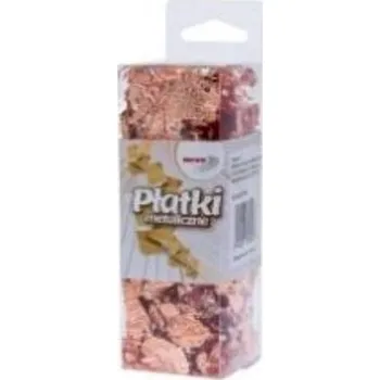 Set školních potřeb Płatki metaliczne miedziane