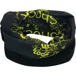 Sportovní šátek s flísem SULOV®, černo-zelený