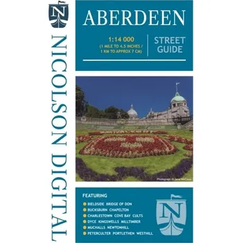 Cestování Nicolson Street Map Aberdeen (Card Cover)