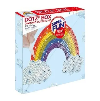 Set školních potřeb Diamond Dotz Box - Rainbow Smile