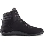 LEGUANO KOSMO Black | Kotníčkové zateplené barefoot boty - 37