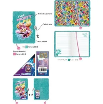 Dětské zboží Pamiętnik Psi Patrol girl