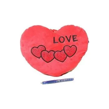 plyšák SRDCE LOVE 30 CM,