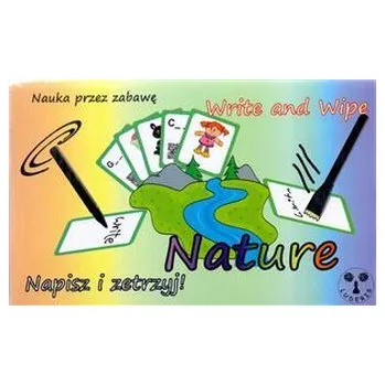 Napisz i zetrzyj - Nature. Gra do nauki języka angielskiego