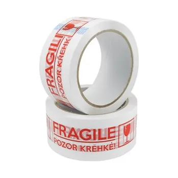 Lepicí páska Lepicí páska 48 mm x 66 m - potisk Fragile / Křehké