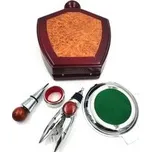 Exkluzivní 4-dílná sada na víno v dřevěné krabičce