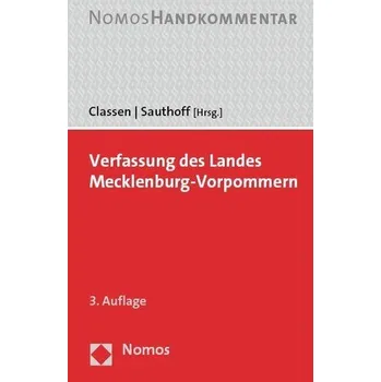Verfassung des Landes Mecklenburg-Vorpommern - Classen, Claus Dieter