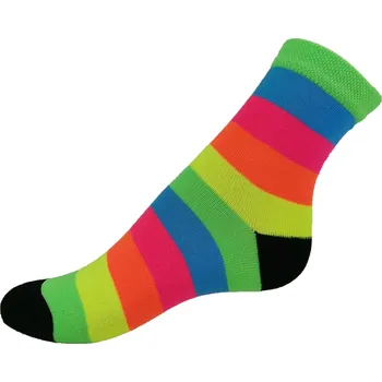 Pánské ponožky VšeProBoty ponožky NEON SPORT proužek, velikost 41-42