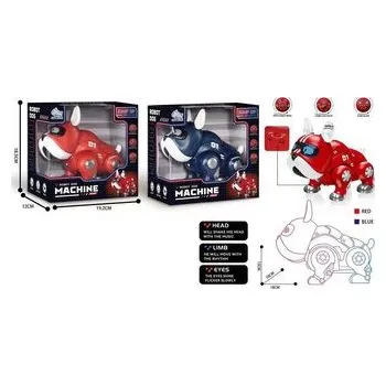 auto na autodráhu Pies robot buldog na baterie MIX