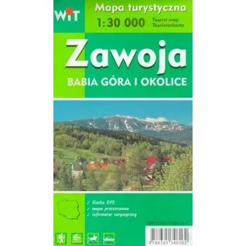 Cestování Mapa turystyczna -Zawoja, Babia Góra i okolice WIT - praca zbiorowa