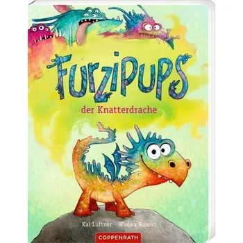 První čtění Furzipups, der Knatterdrache (Pappbilderbuch Miniausgabe) - Lüftner, Kai