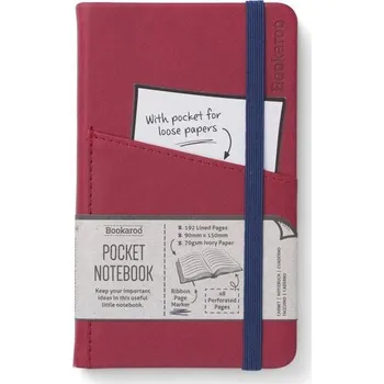 Set školních potřeb Bookaroo Notatnik Journal Pocket A6 - Bordowy