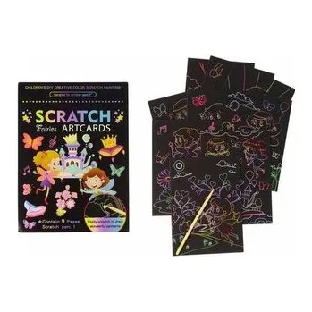 První čtění Zdrapywanka kolorowanka Wróżka