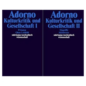 Kulturkritik und Gesellschaft, 2 Tle. - Theodor W. Adorno