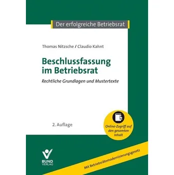 Beschlussfassung im Betriebsrat - Nitzsche, Thomas