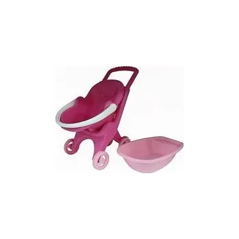 Panenka Vozík Pink Line" s vložkou a vaničkou / +1 "