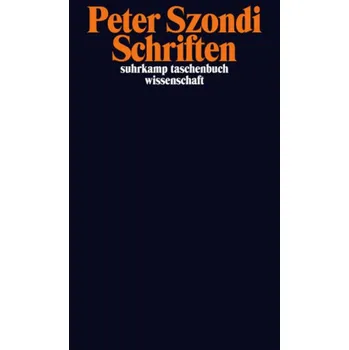 Schriften, 2 Bde. - Szondi, Peter