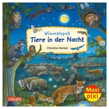 První čtění Maxi Pixi 425: VE 5: Wimmelspaß Tiere in der Nacht (5 Exemplare) - Christine Henkel