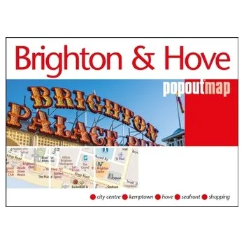 Cestování Brighton and Hove PopOut Map