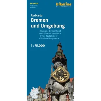 Radkarte Bremen und Umgebung (RK-NDS07) - Esterbauer Verlag
