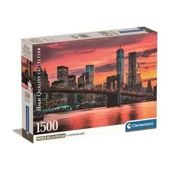 Puzzle CLEMENTONI East River za soumraku 1500 dílků