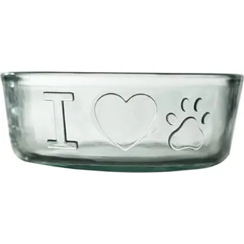 Skleněná miska pro domácího mazlíčka ø 14,5 cm – Ego Dekor ID_1585362