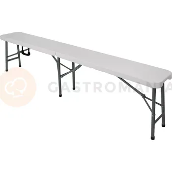 kempingová skříňka Lavice skládaná cateringová 182x25x43,5 cm | FIESTA, 950120