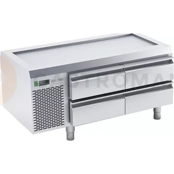Chladicí základna s agregátem a šuplíky 1200x666x620 mm | DORA METAL, DM-94702