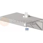 Nerezová nástěnná šikmá digestoř 2700x900x450 mm | STALGAST, 9820809270