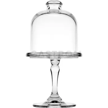 Stojan na sedlo Mini skleněný stojan s víkem, o o výšce 19,8 cm | PASABAHCE, 545016