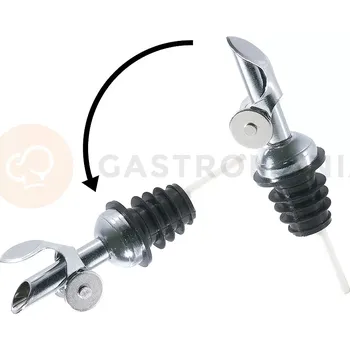 Trekingová hůl Nálevka nerezová s plastovým odvzdušňováním a průměrem 8 mm | CONTACTO, 5845/080