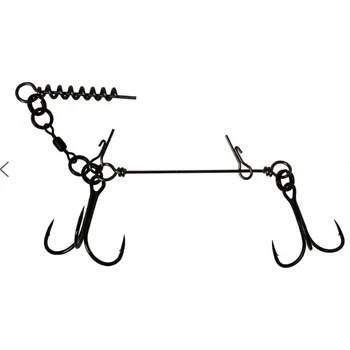 Rybářský háček Systém na gumové nástrahy – ZECK Softbait System M + Shallow Screw