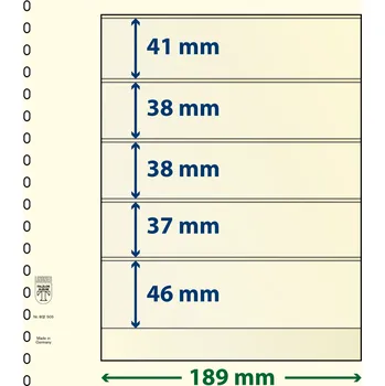 Sběratelství Lindner 802505 - 5 kapes (46 mm) Velikost balení: 10 ks