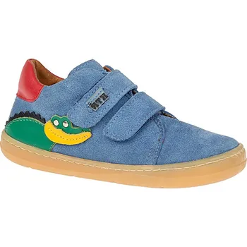 Chlapecké polobotky Celoroční BAREFOOT obuv KTR Croco Navy chlapecké Velikost: 32