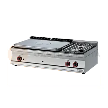 Sporák Sporák plynový tálový stolní s 3 hořáky, 25 kW | RM GASTRO, TP2T 712 G/P